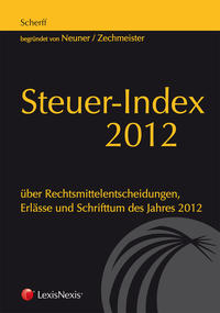 Vorderes Coverbild Steuer-Index 2012