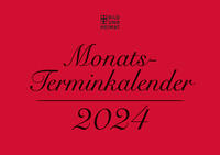 Vorderes Coverbild Monatsterminkalender 2024 (VPE 5 Stück)