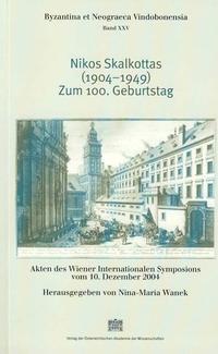 Vorderes Coverbild Nikos Skalkottas (1904-1949). Zum 100. Geburtstag
