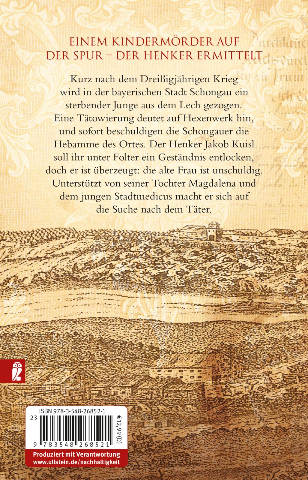 Rückseitencover Die Henkerstochter (Die Henkerstochter-Saga 1)