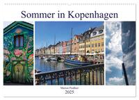 Vorderes Coverbild Sommer in Kopenhagen (Wandkalender 2025 DIN A2 quer), CALVENDO Monatskalender