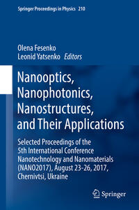 Vorderes Coverbild Nanooptics, Nanophotonics, Nanostructures, and Their Applications