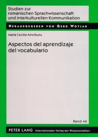 Vorderes Coverbild Aspectos del aprendizaje del vocabulario