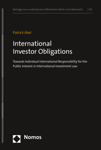 Vorderes Coverbild International Investor Obligations