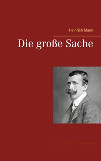 Vorderes Coverbild Die große Sache