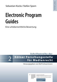 Vorderes Coverbild Electronic Program Guides