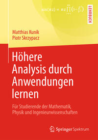 Vorderes Coverbild Höhere Analysis durch Anwendungen lernen