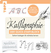 Vorderes Coverbild Kalligraphie. Der Quick-Start-Block