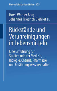 Vorderes Coverbild Rückstände und Verunreinigungen in Lebensmitteln