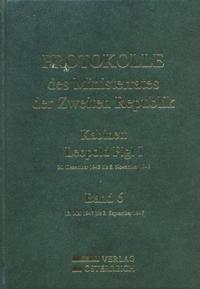 Vorderes Coverbild Protokolle des Ministerrates der Zweiten Republik. Kabinett Leopold Figl I, 20. Dezember 1945 bis 8. November 1949. Band 6