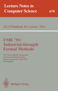Vorderes Coverbild FME '93: Industrial-Strength Formal Methods