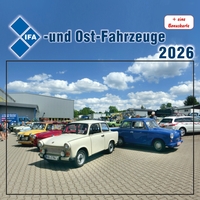 Vorderes Coverbild Kalender IFA- und Ost-Fahrzeuge 2026