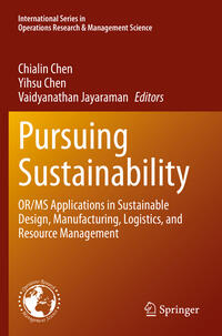 Vorderes Coverbild Pursuing Sustainability
