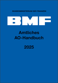 Vorderes Coverbild Amtliches AO-Handbuch 2025