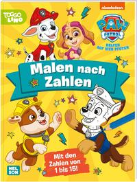 Vorderes Coverbild PAW Patrol Kindergartenheft: Malen nach Zahlen
