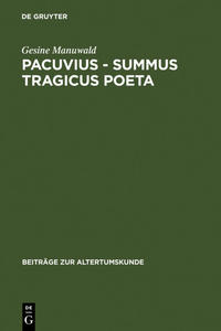 Vorderes Coverbild Pacuvius - summus tragicus poeta