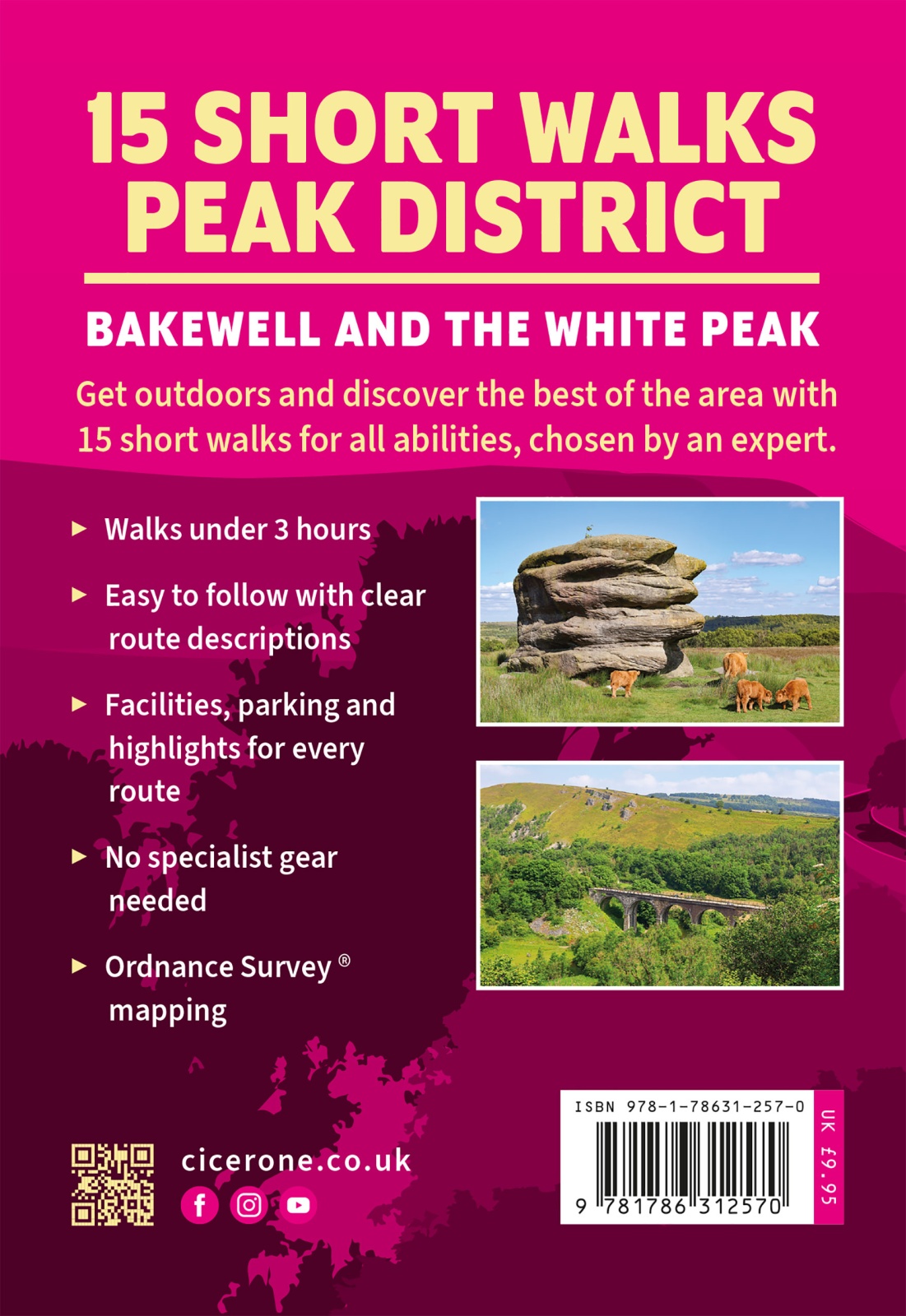 Rückseitencover 15 Short Walks in the Peak District - Bakewell and the White Peak