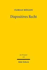Vorderes Coverbild Dispositives Recht
