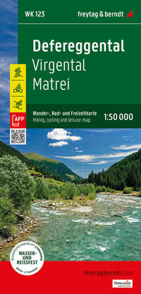 Vorderes Coverbild Defereggental, Wander-, Rad- und Freizeitkarte 1:50.000, freytag & berndt, WK 123
