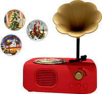 Vorderes Coverbild Sound-Adventskalender – Vintage-Grammophon