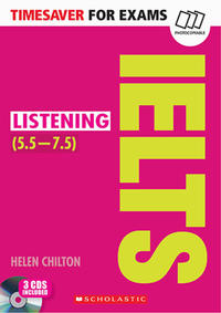 Vorderes Coverbild Timesaver for Exams 'IELTS Listening (5.5-7.5)', mit 3 Audio-CDs