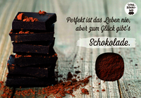 Vorderes Coverbild Perfekt ist das Leben nie, aber zum Glück gibt´s Schokolade.