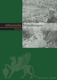 Vorderes Coverbild Mitteilungen des Deutschen Archäologischen Instituts, Athenische Abteilung
