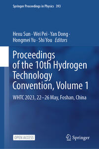 Vorderes Coverbild Proceedings of the 10th Hydrogen Technology Convention, Volume 1