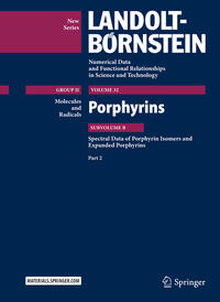 Vorderes Coverbild Porphyrins - Spectral Data of Porphyrin Isomers and Expanded Porphyrins