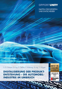 Vorderes Coverbild Digitalisierung der Produktentstehung - Die Automobilindustrie im Umbruch