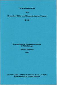Vorderes Coverbild Untersuchung der Druckwellenmaschine für Kaltluftanlagen