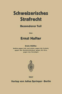 Vorderes Coverbild Schweizerisches Strafrecht