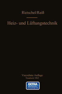 Vorderes Coverbild H. Rietschels Lehrbuch der Heiz- und Lüftungstechnik