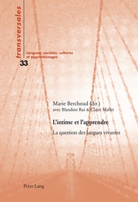 Vorderes Coverbild L’intime et l’apprendre