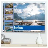 Vorderes Coverbild Gardasee - Impressionen aus der Lombardei (hochwertiger Premium Wandkalender 2025 DIN A2 quer), Kunstdruck in Hochglanz