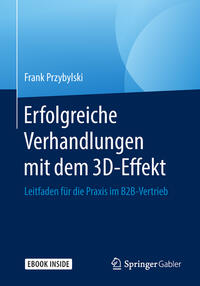 Vorderes Coverbild Erfolgreiche Verhandlungen mit dem 3D-Effekt
