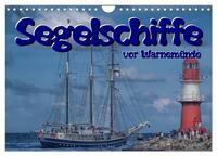 Vorderes Coverbild Segelschiffe vor Warnemünde (Wandkalender 2025 DIN A4 quer), CALVENDO Monatskalender