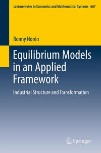 Vorderes Coverbild Equilibrium Models in an Applied Framework