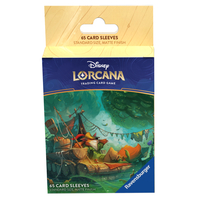 Vorderes Coverbild Disney Lorcana TCG: Die Tintenlande - Kartenhüllen Robin Hood