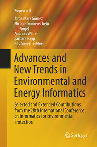 Vorderes Coverbild Advances and New Trends in Environmental and Energy Informatics