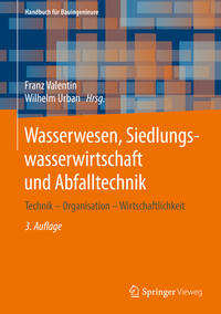 Vorderes Coverbild Wasserwesen, Siedlungswasserwirtschaft und Abfalltechnik