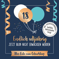Vorderes Coverbild Endlich volljährig – jetzt bloß nicht erwachsen werden