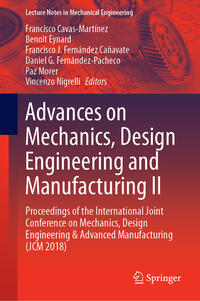 Vorderes Coverbild Advances on Mechanics, Design Engineering and Manufacturing II