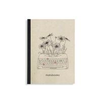 Vorderes Coverbild matabooks - Steifbroschur Dahara A6 "Typewriter"