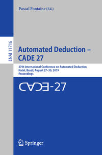 Vorderes Coverbild Automated Deduction – CADE 27