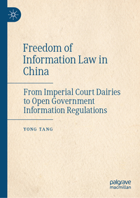 Vorderes Coverbild Freedom of Information Law in China
