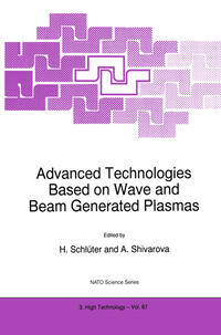 Vorderes Coverbild Advanced Technologies Based on Wave and Beam Generated Plasmas