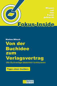 Vorderes Coverbild Von der Buchidee zum Verlagsvertrag