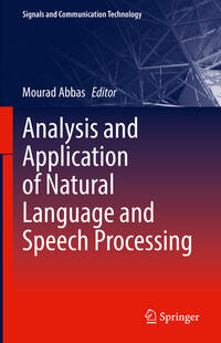 Vorderes Coverbild Analysis and Application of Natural Language and Speech Processing