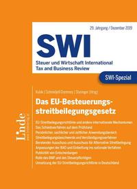 Vorderes Coverbild SWI-Spezial EU-Besteuerungsstreitbeilegungsgesetz